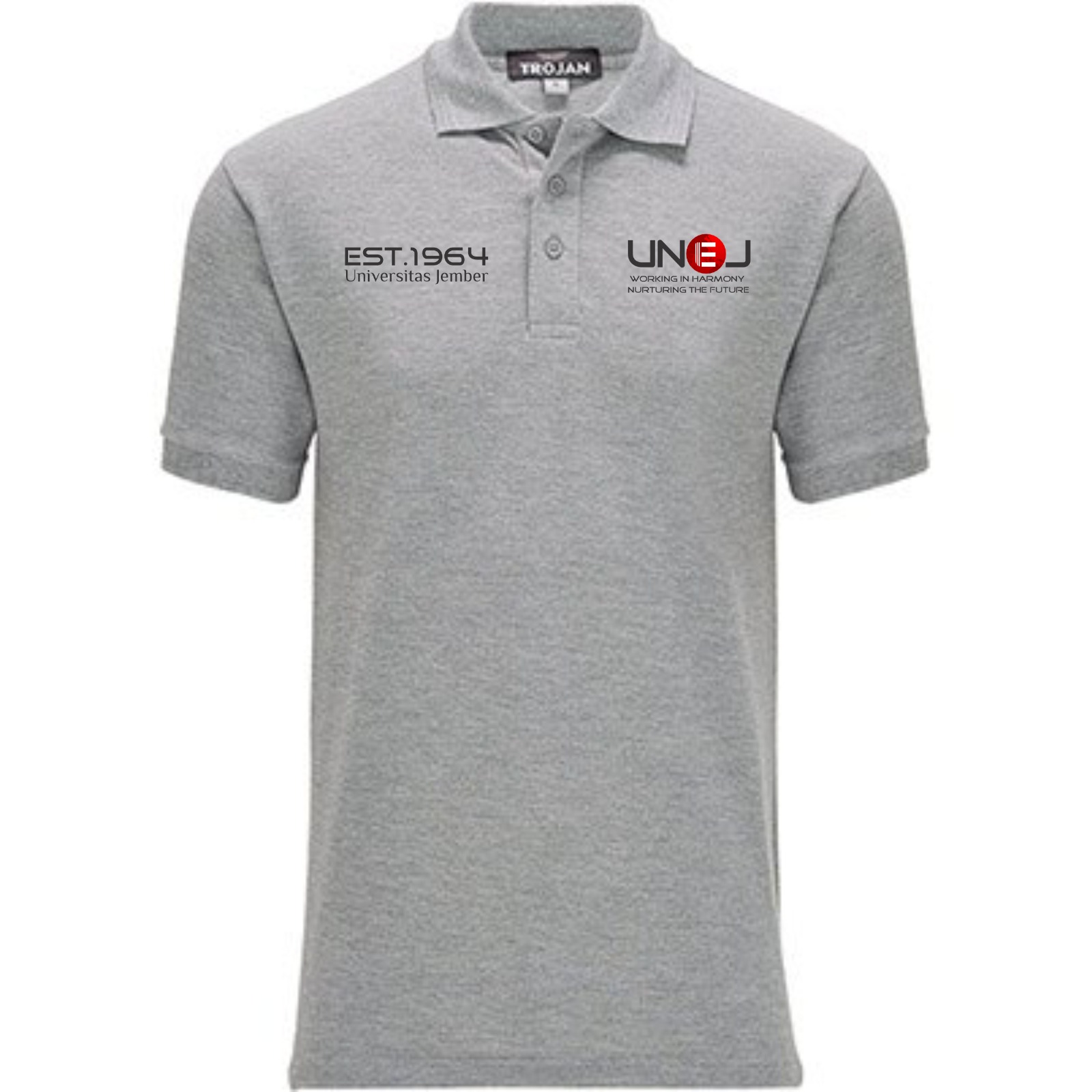 Kaos Polo UNEJ - Warna Abu-Abu