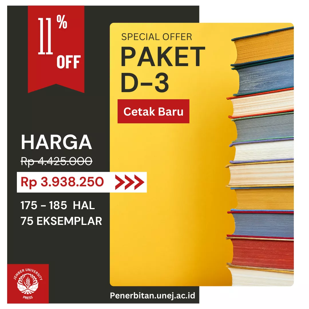 CETAK AWAL/BARU PAKET D-3 (175HALAMAN) , 75 EKS
