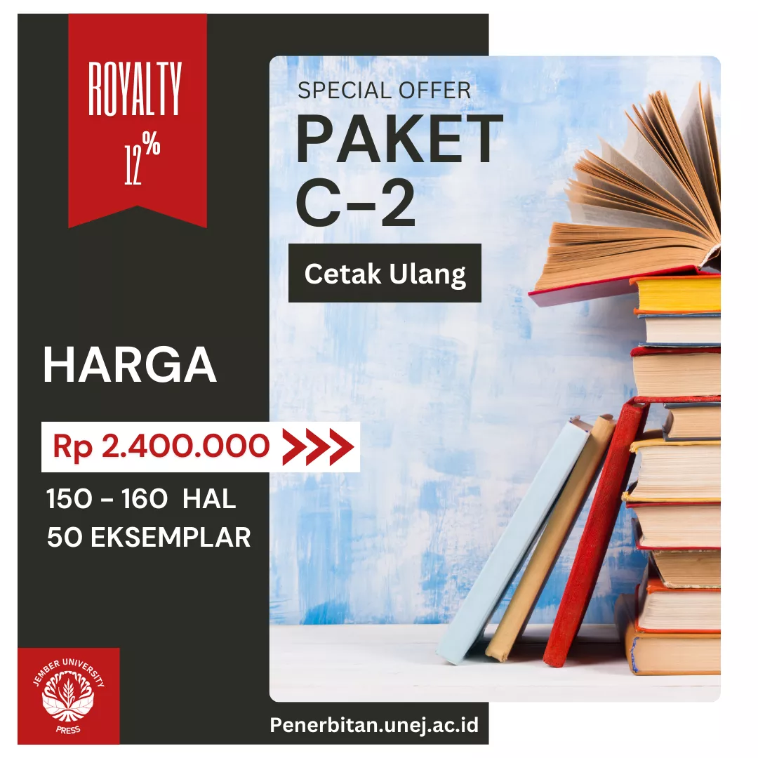 CETAK ULANG PAKET C-2 (150 - 160 HALAMAN) , 50 EKS