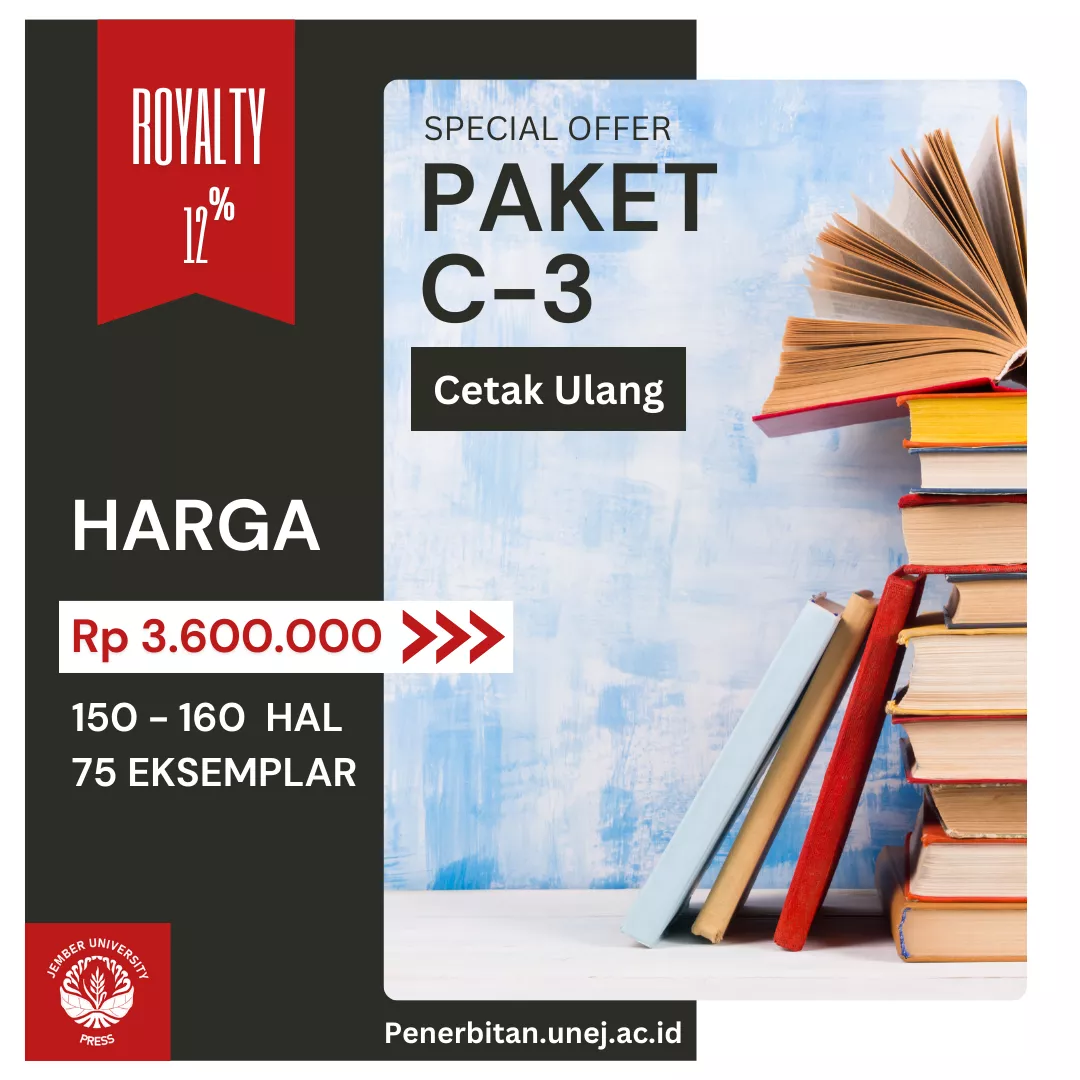 CETAK ULANG PAKET C-3 (150 - 160 HALAMAN) , 75 EKS