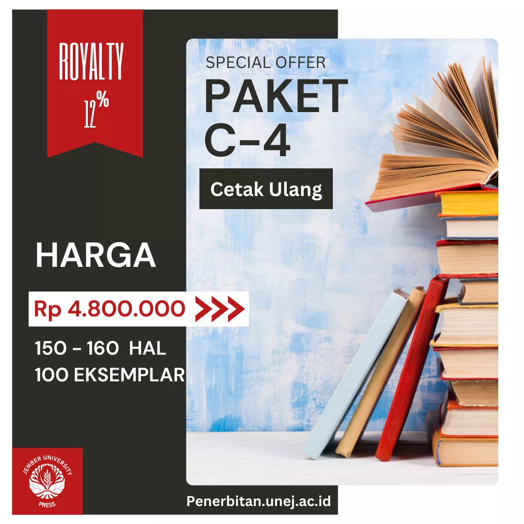 CETAK ULANG PAKET C-4 (150 - 160 HALAMAN) , 100 EKS