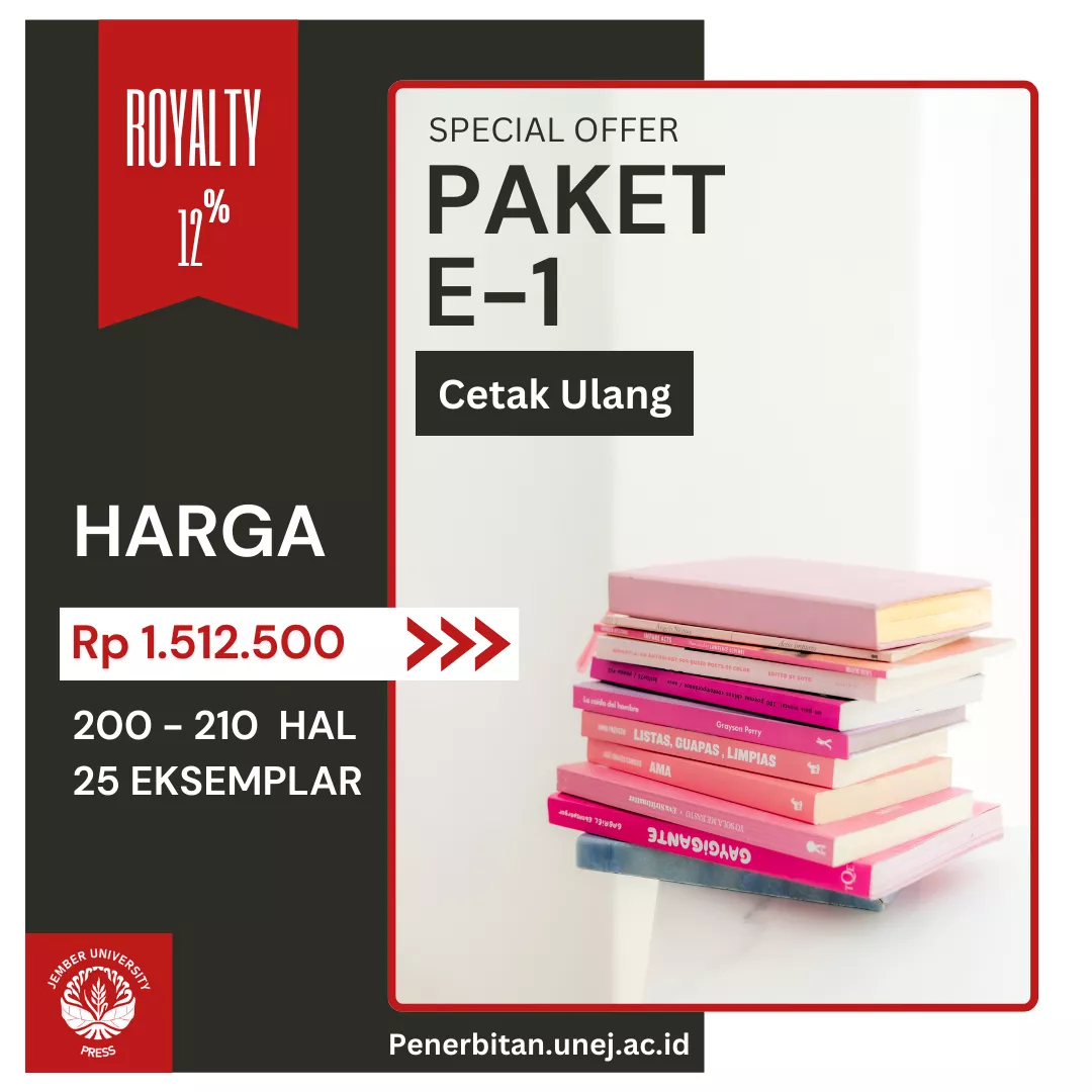 CETAK ULANG PAKET E-1 (200 - 210 HALAMAN) , 25 EKS