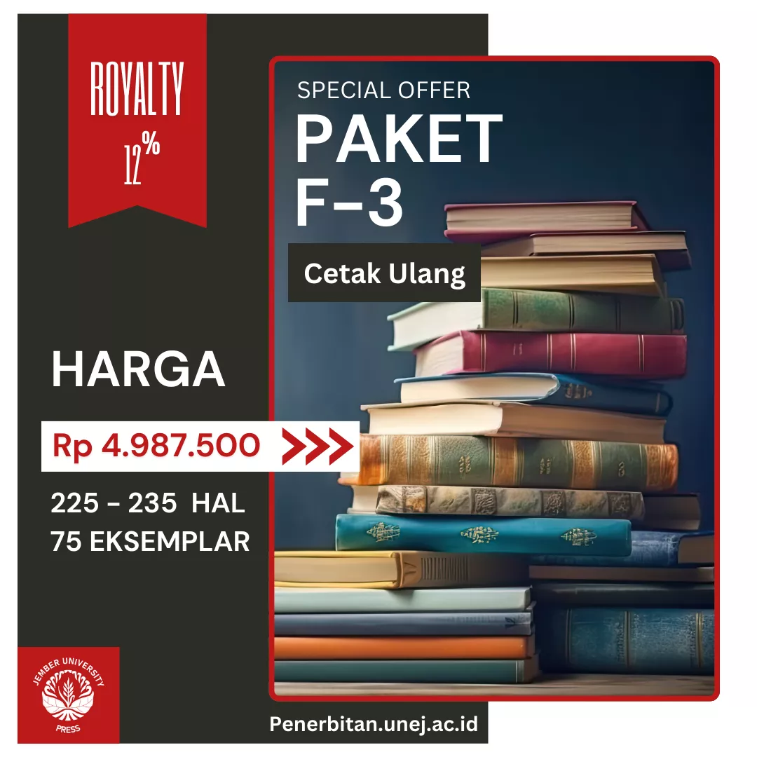 CETAK ULANG PAKET F-3 (225 - 235 HALAMAN) , 75 EKS