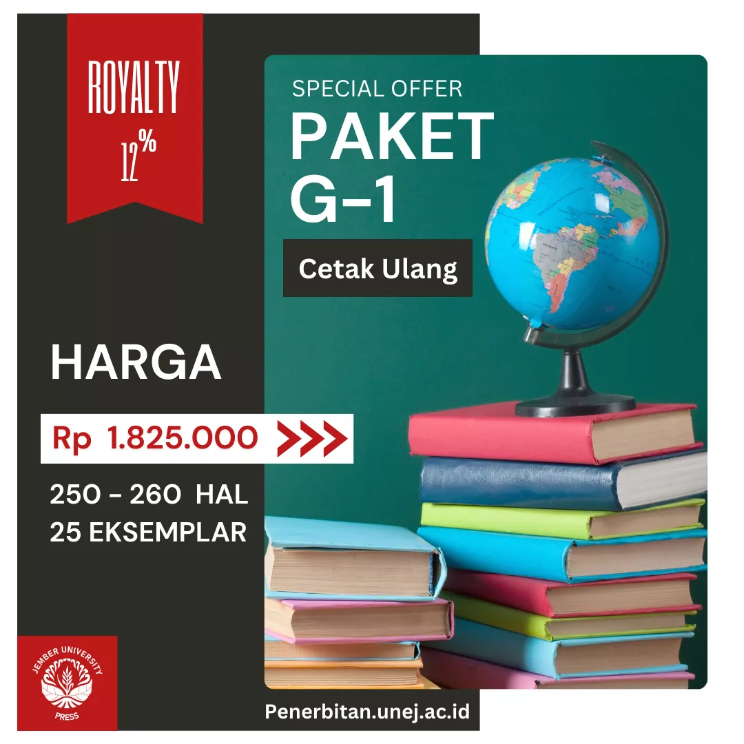 CETAK ULANG PAKET G-1 (250 - 260 HALAMAN) , 25 EKS