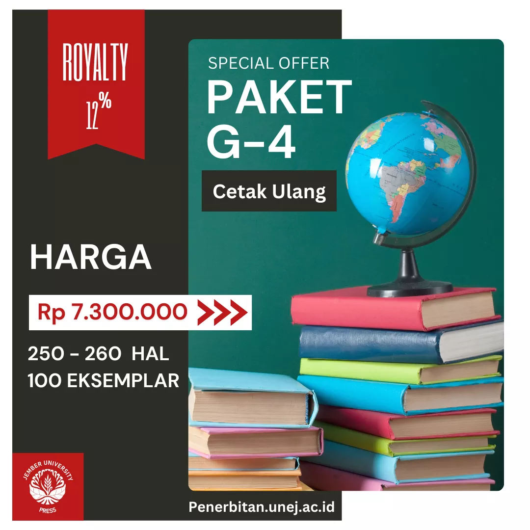 CETAK ULANG PAKET G-4 (250 - 260 HALAMAN) , 100 EKS