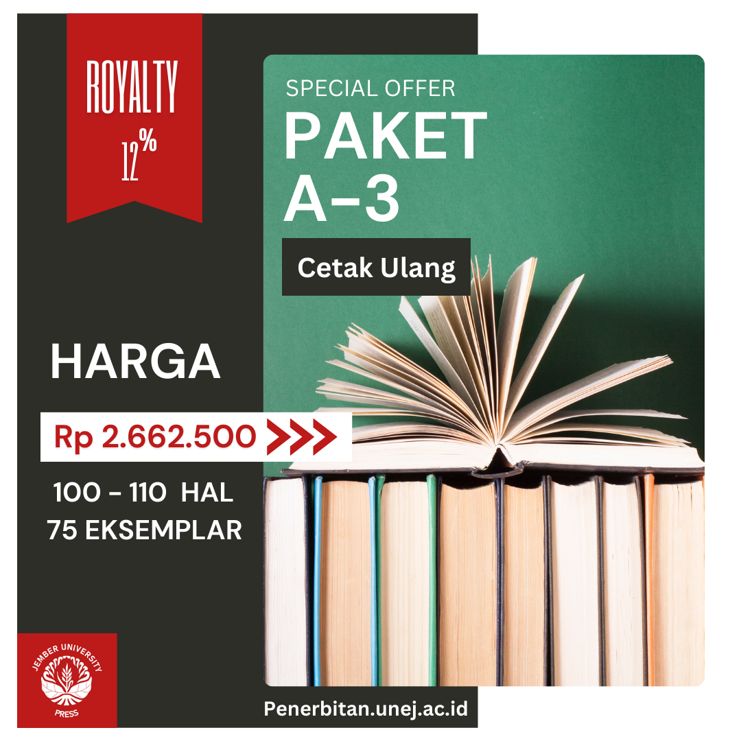 CETAK ULANG PAKET A-3 (100 - 110 HALAMAN) , 75 EKS